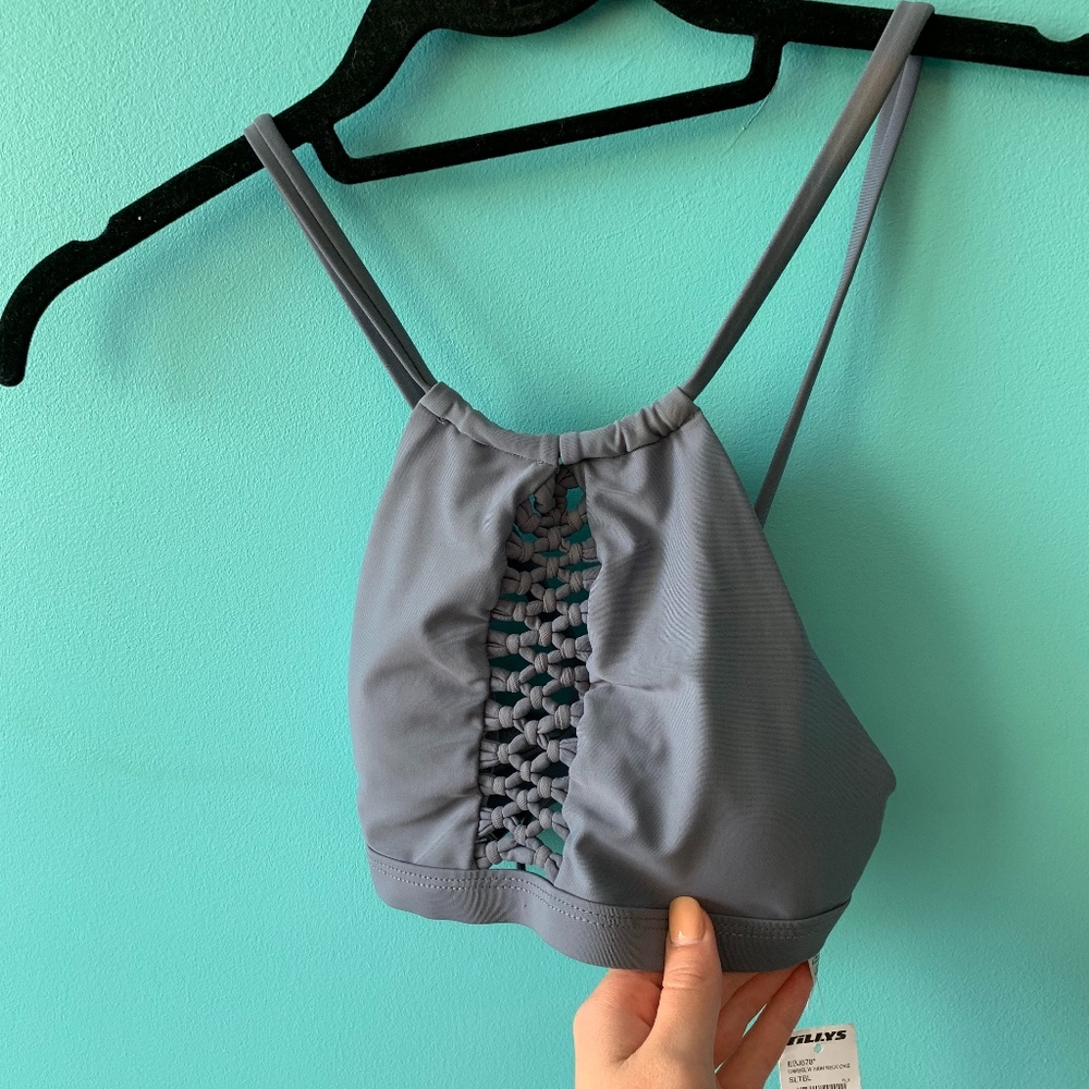 High-neck bikini top